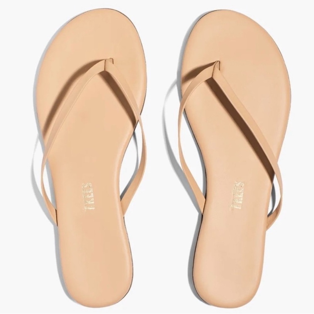 TKEES Women's Lily Nude Flip Flops Size 7
